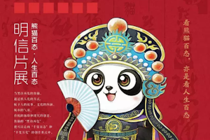 Panda Expressions, Human Stories - Postcard Exhibition