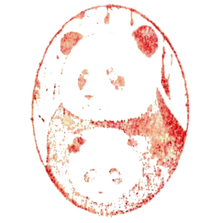 Postcard: "Panda Expressions" – Big & Small Pandas