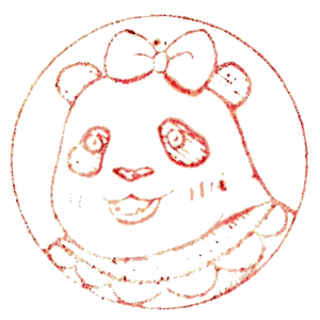 Postcard: "Twelve Flavors of Cuteness" – Female Panda